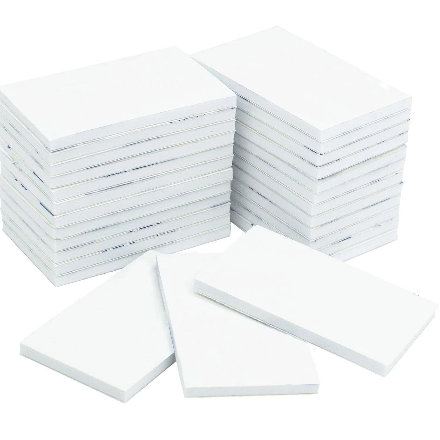 Aurorali Double Sided Sticky Pads White, 40 Pcs Adhesive Foam Pads Mounting Pads, Rectangle