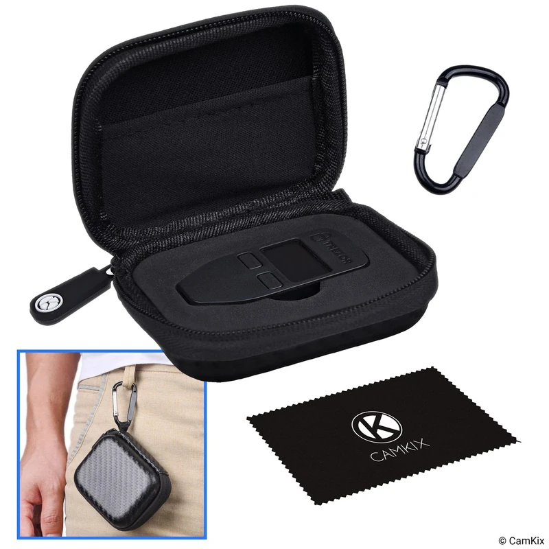 CAMKIX Nylon Trezor One Wallet Case - Hardshell with Carabiner