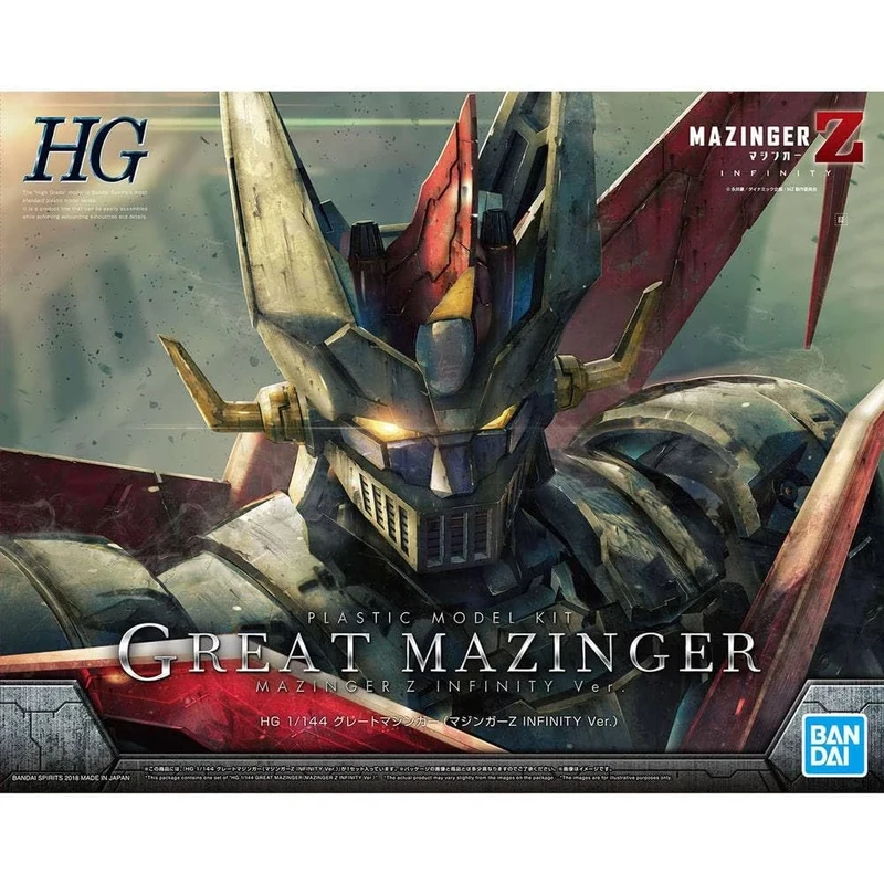 Bandai Model Kit Mazinger Z Great Mazinger (Mazinger Z Infinity Ver HG 1/144, multi-coloured, BAS5055323