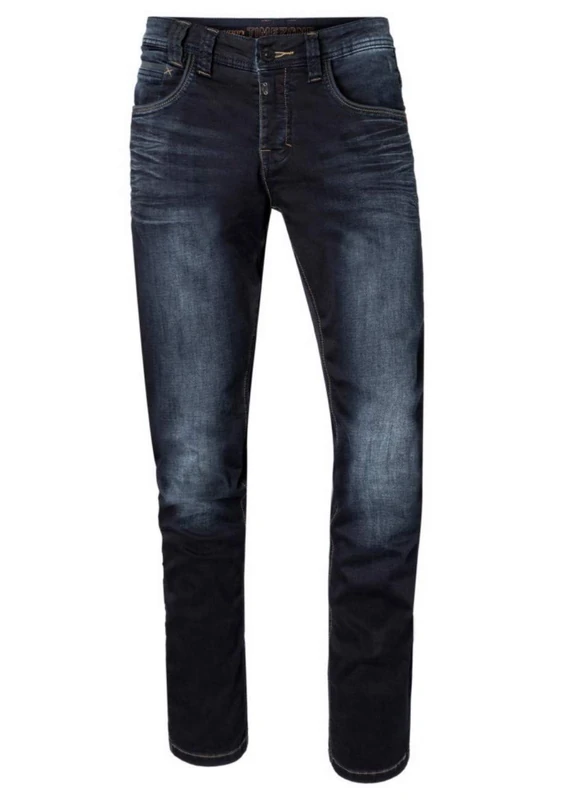 Timezone Men's Regular GerritTZ Straight Jeans, Blau (Indigo Rough Wash 3200), 38 W/32 L