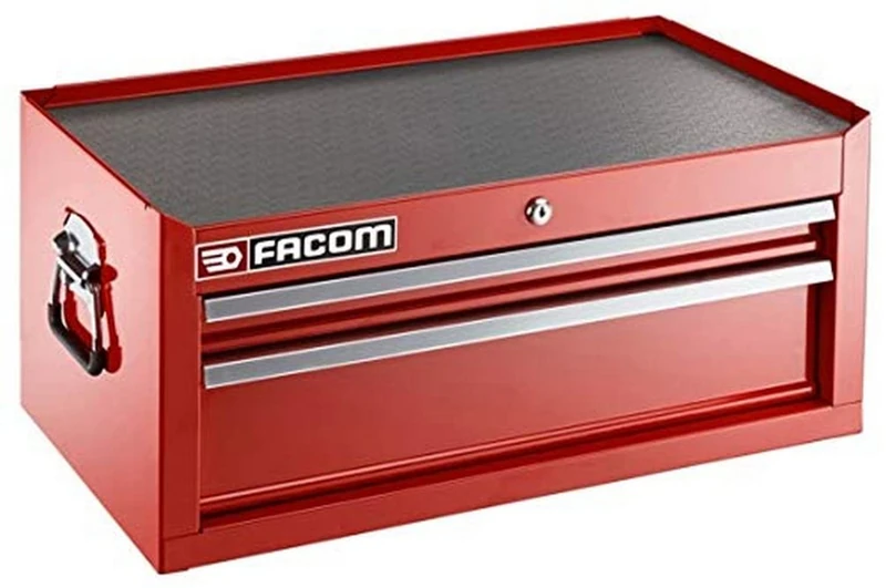 Facom BT.C2TA Metal Chest with 2 Drawers, Red