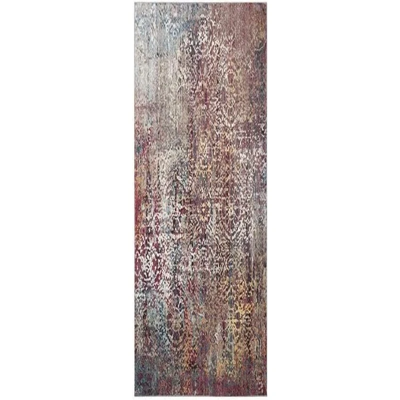 Safavieh Trendy New Transitional Indoor Woven Rectangle Area Rug, Bristol Collection, BTL485, in Pink / Multi, 91 X 152 cm for Living Room, Bedroom or Any Indoor Space