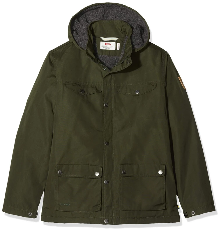 FJALLRAVEN F80608-662 Kids Greenland Winter Jacket Deep Forest 152