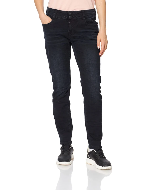 Timezone Women's 17-10025-00-3378 Slim Slim Jeans - Black - W32/L31