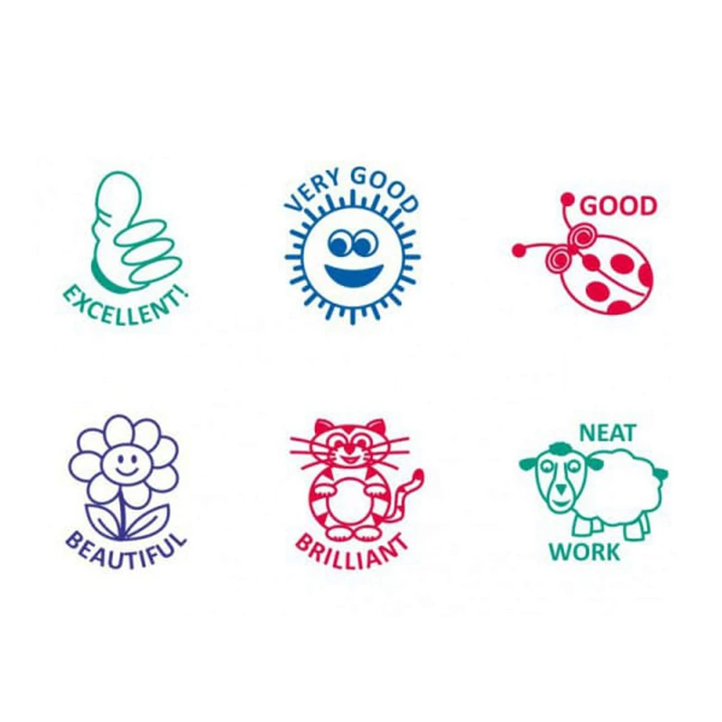 Trodat Classmates Motivational And Reward Teacher Stamps Set - Image 1