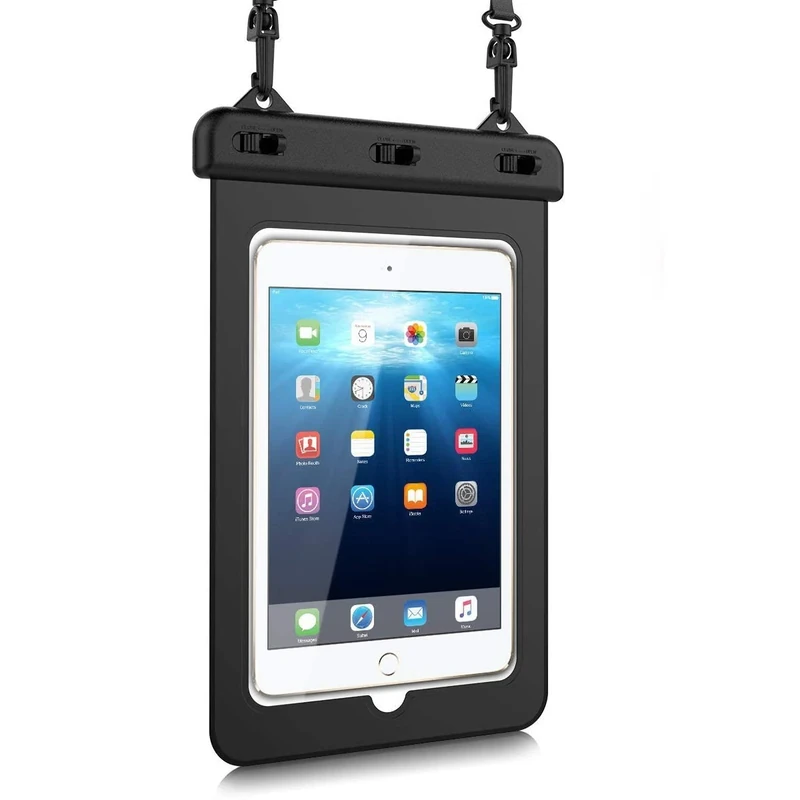 HopMore Universal Waterproof Case for iPad Samsung,Tablet Pouch Dry Bag for iPad mini 7/6/5/4/3/2/1,Kindle,Fire HD 8/8 Plus/7,Galaxy Tab A7 Lite,Honor Pad,Redmi Pad,Android Tablet Up to 8.5 inch
