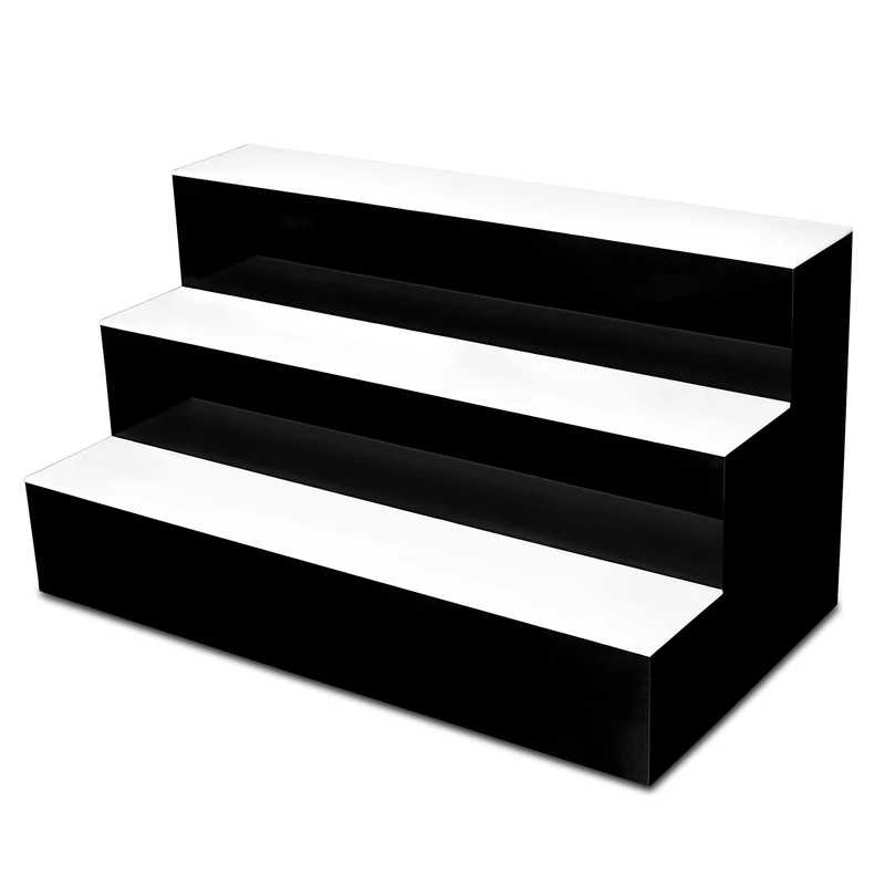 Three Tier LED Bottle Display Stand - Bottle Display, Light Up Bar Shelving, Bottle Shelving