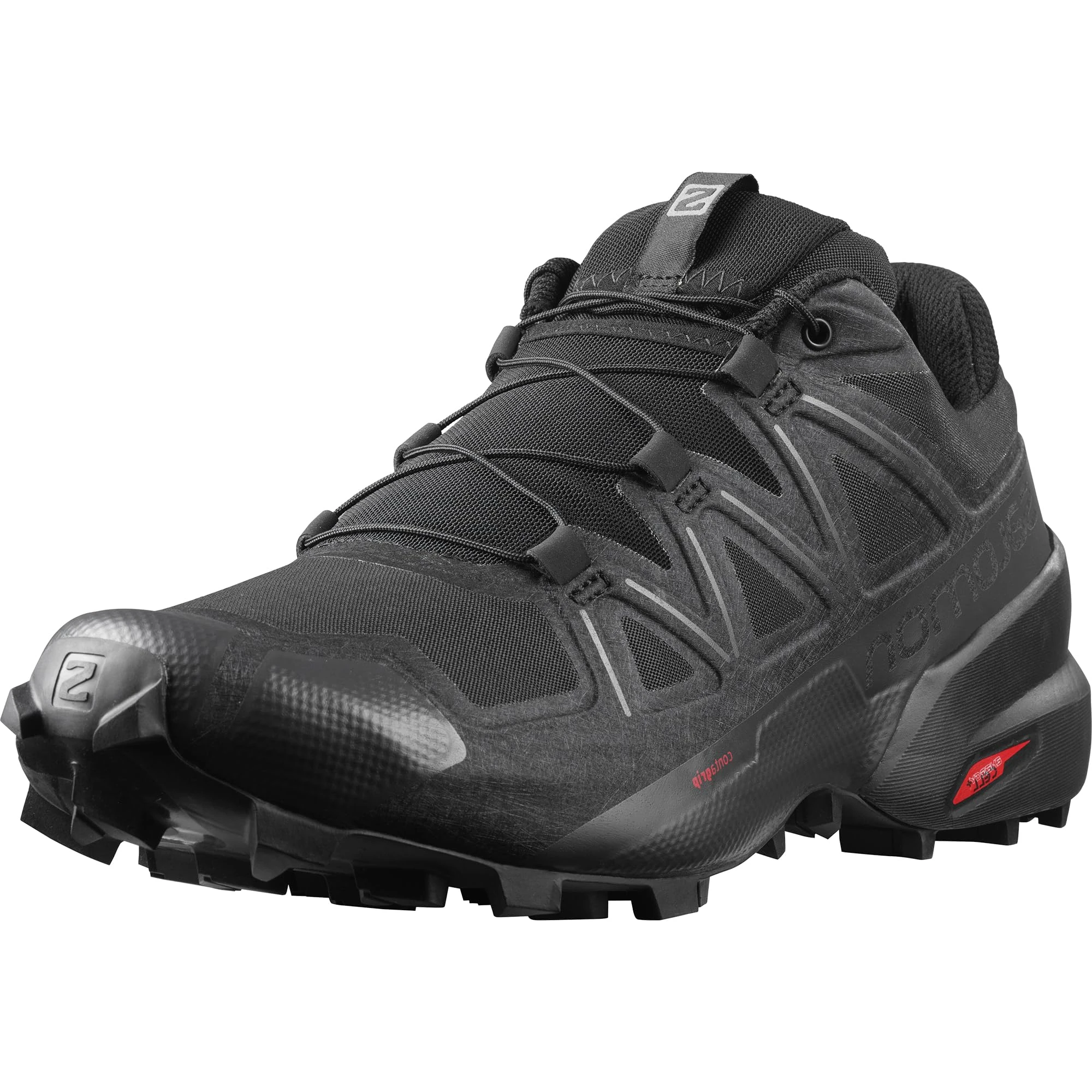 SALOMON Mens Men's Speedcross 5 Trail Running Shoes, 7.5 M US, Black