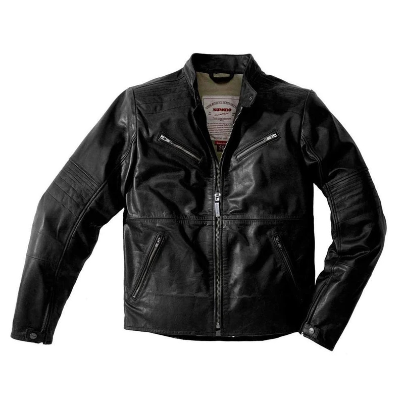 SPIDI P167-026- 52 Garage Robust Leather Jacket, Black, Size 52