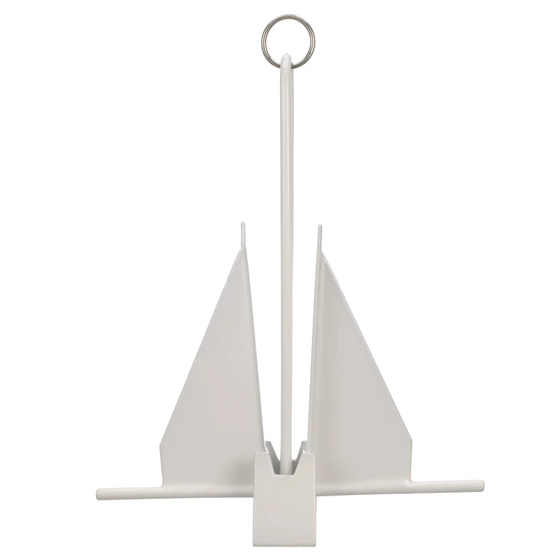 SEACHOICE 41727 Utility Anchor â€“ PVC Coated â€“ 8 Pounds â€“ White â€“ for Boats up to 24 Feet
