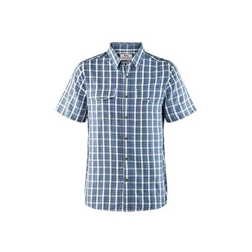 FJALLRAVEN F81795-520 Abisko Cool Shirt SS M Uncle Blue XS