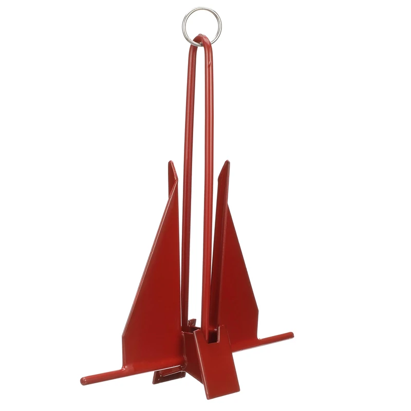 SEACHOICE 41726 Utility Anchor â€“ PVC Coated â€“ 8 Pounds â€“ Red â€“ for Boats up to 24 Feet