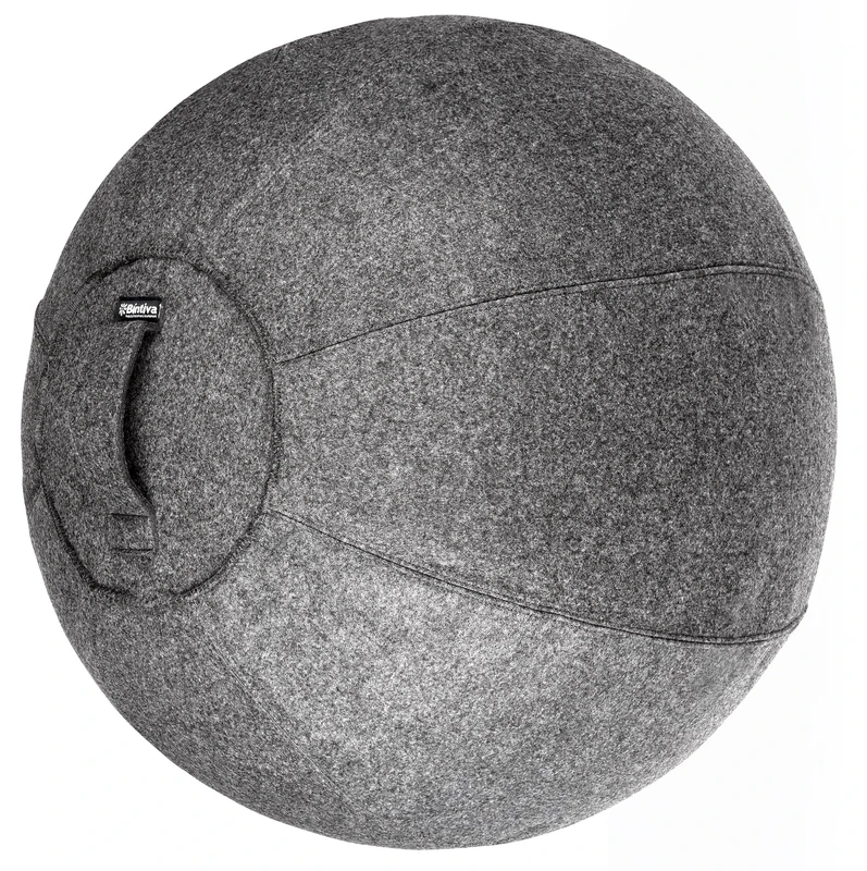 Stability Ball Chair for Office - Ergonomic Seating/Labor Birthing Pregnancy/Yoga Balance Stability Exercise Fitness - Felt Cover - Image 1