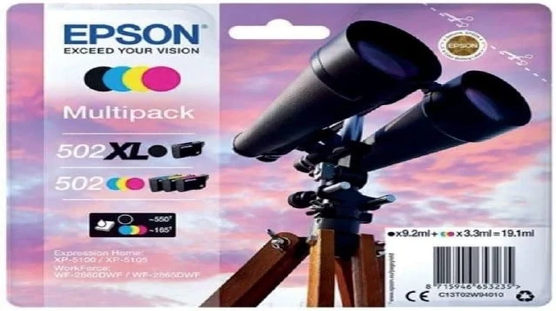 Epson Multipack 4-Colours 502 XL Black/STD. CMY