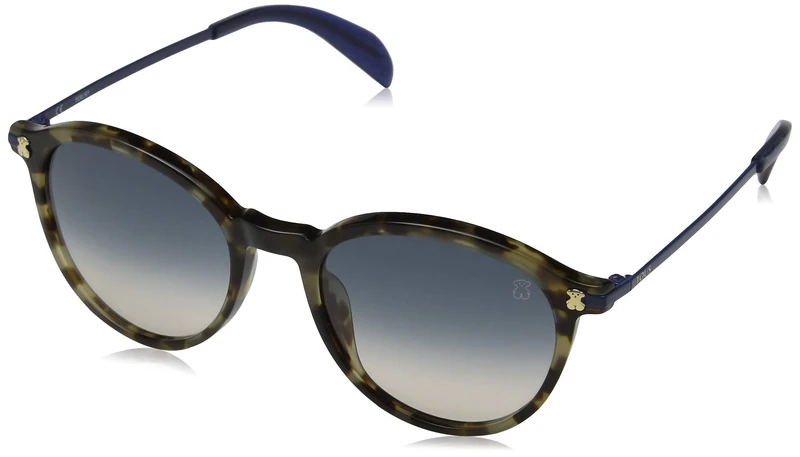 Tous Women's STO993 n/a Sunglasses Brown Streaked Dark Havana