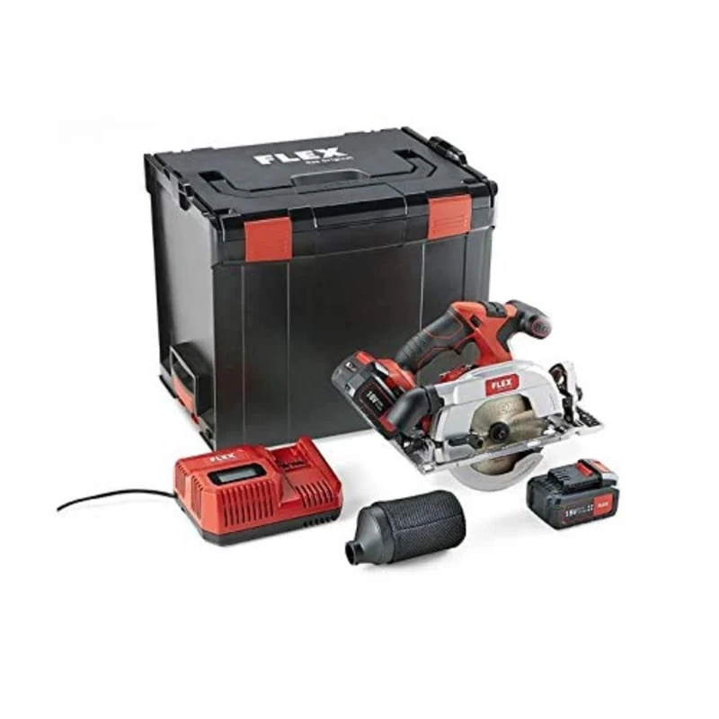 Flex 454028 Cordless Circular Saw 18V, Red,One Size,FLXCS62SET