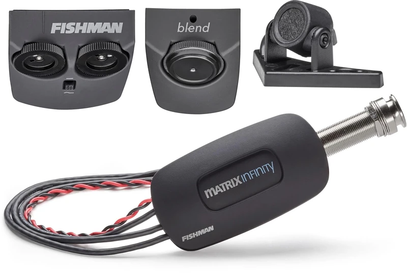 Fishman PRO-MAN-MBV Matrix Infinity Mic Blend Pickup System, Narrow Format