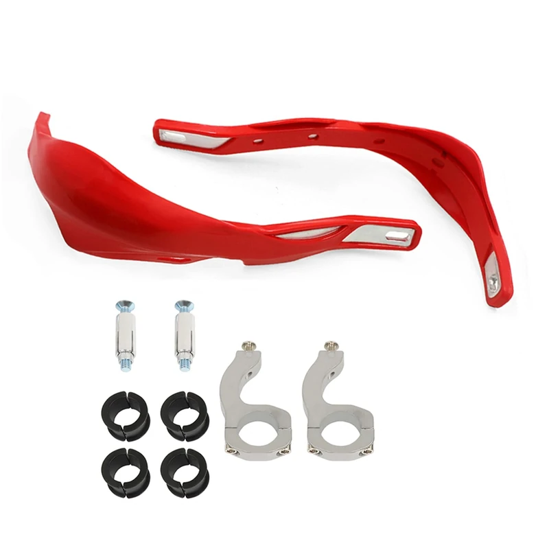 Universal Motorcycles Handguards Handlebar Hand Brush Guards Handle Protector Wind Shield Crash Protector For Honda Motocross Yamaha Suzuki Kawasaki Dual Sport Dirt Bike ATV MX