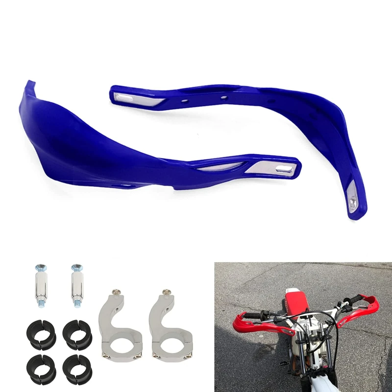 Universal Motorcycles Handguards Handlebar Hand Brush Guards Handle Protector Wind Shield Crash Protector For Honda Motocross Yamaha Suzuki Kawasaki Dual Sport Dirt Bike ATV MX