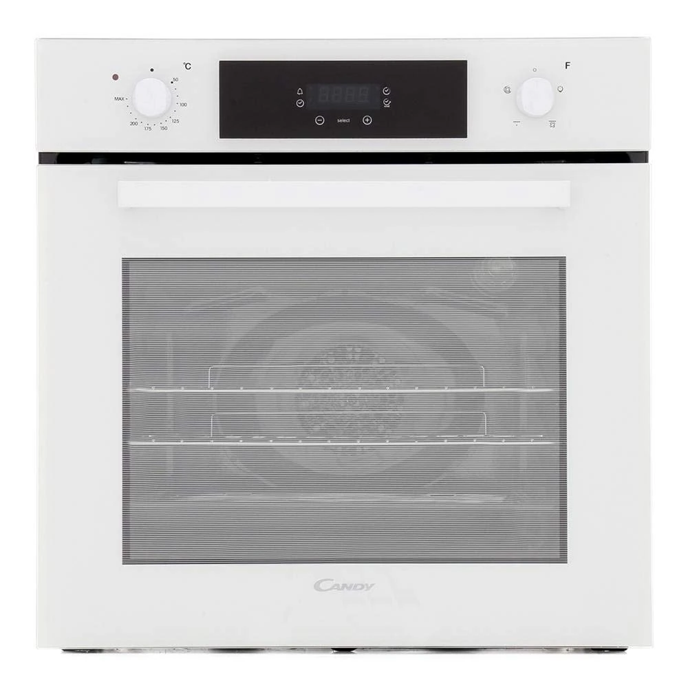 Candy FCP405W Builtin White Fan Oven with 65 Litre Capacity, A Energy Rating, 2 Shelves and 4 Functions