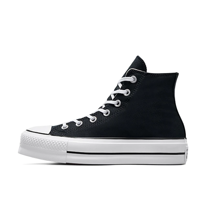 Converse Platform Hi Trainers Black White - 8 UK