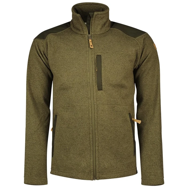 Fjallraven Buck Fleece M Sweatshirt - Laurel Green-Deep Forest, L