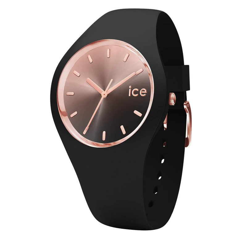 ICE-WATCH - ICE sunset Black - Women's wristwatch with silicon strap - 015748 (Medium)