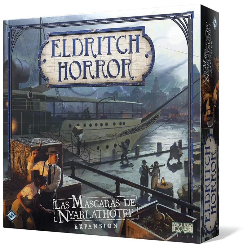 Asmodee Fantasy Flight Games | Eldritch Horror: The Masks of Nyarlathotep | Expansion | Cooperative Mystery Board Game | Ages 14 | 1 to 8 Players | 2-4 Hours per Game | English