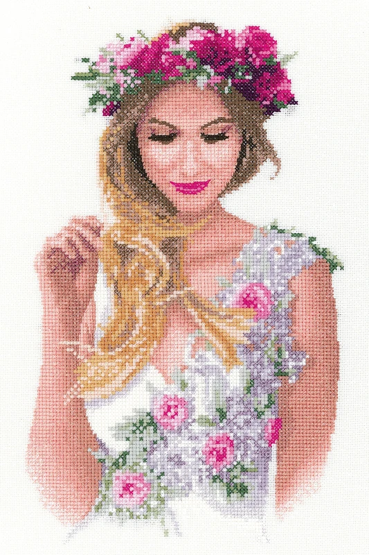 Heritage Crafts Heritage Emilie (A) Counted Cross Stitch Kit JLEM1440-A 16.5 x 27.5 cm, Multicoloured
