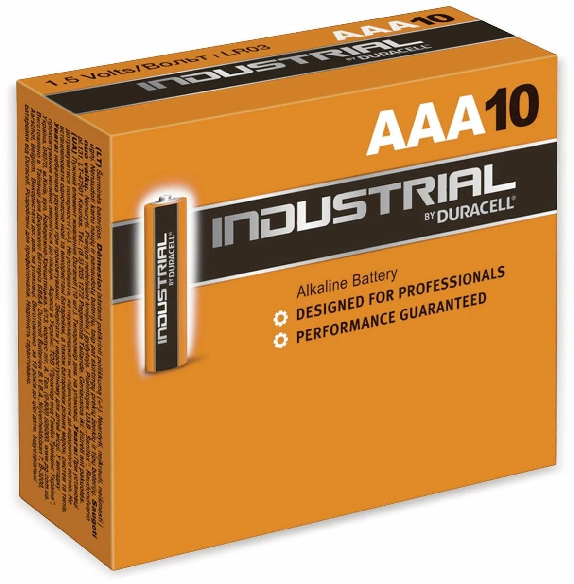 DURACELL Industrial AAA ID 2400 Micro 1x10 Items 131194