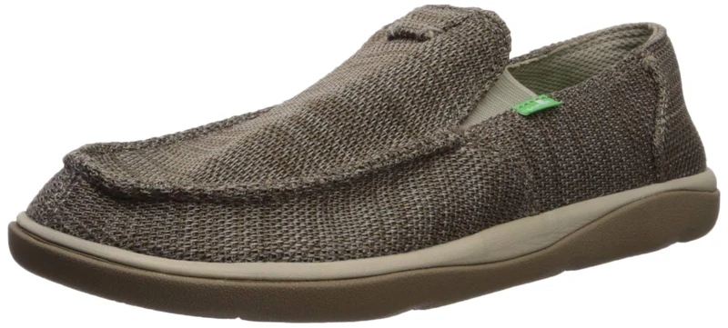 Sanuk Men's Vagabond Tripper Mesh Loafer Flat, Vintage Khaki, 6 UK