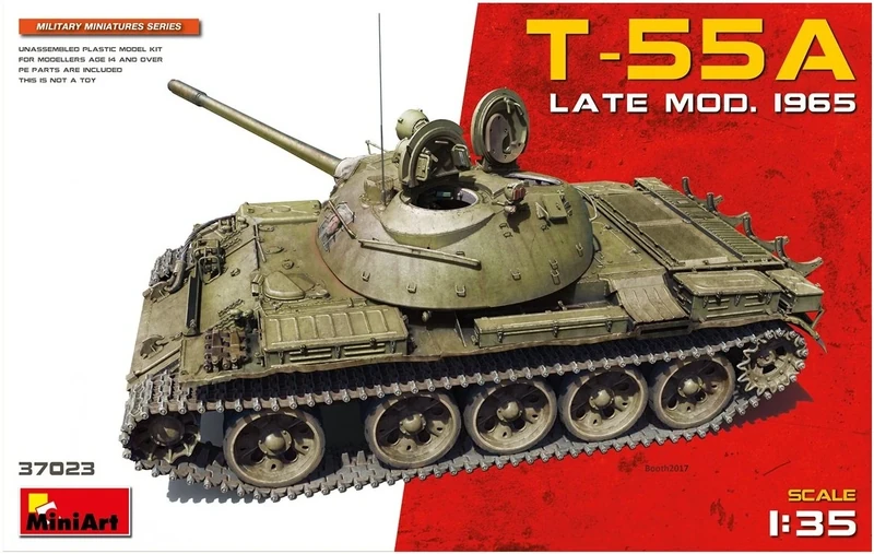 Miniart 1: 35 - T-55A Late Mod. 1965 Soviet Tank