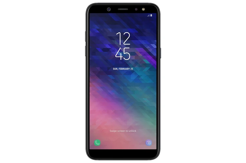 Samsung Galaxy A6 Smartphone, 5.6”, NanoSIM, 32 GB, 4G/LTE Cat6 300/50 Mbps, Processore Octa Core 1.6 GHz, Dual SIM, Black - Italian Version
