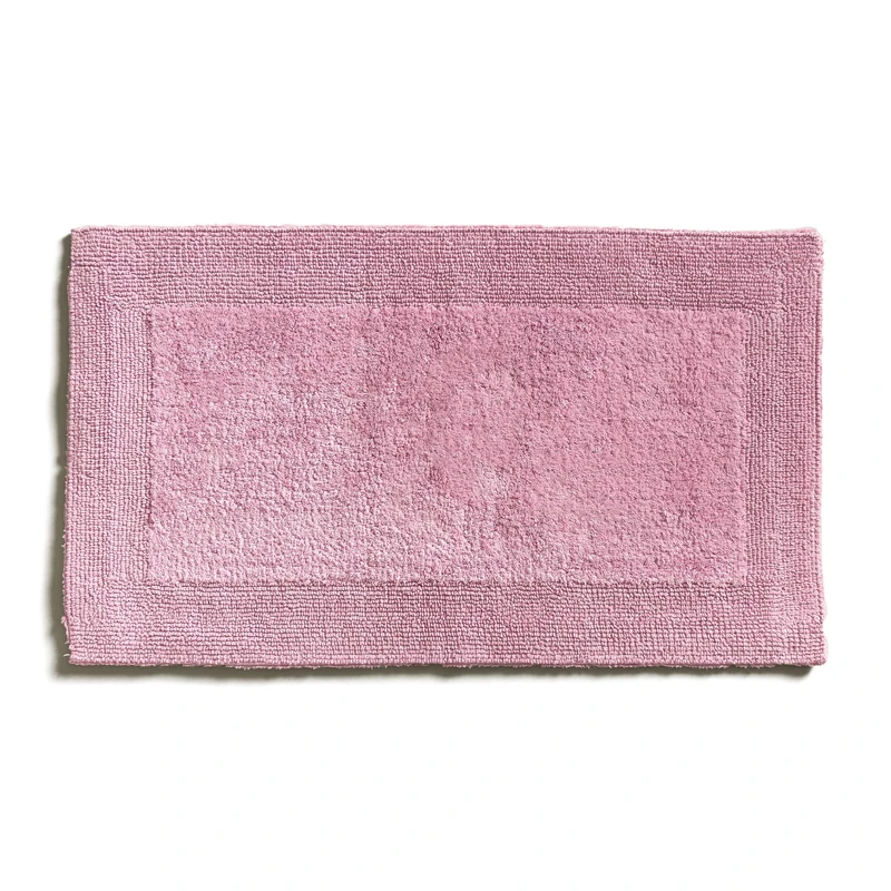 Möve Loft tufted bath mat 60 x 100 cm made of 100% cotton, Rose