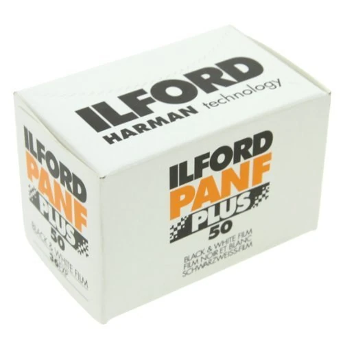 Ilford PAN F Plus, Black and White Print Film, 135 (35 mm), ISO 50, 36 Exposures (1707768) 3 PACK - Image 1