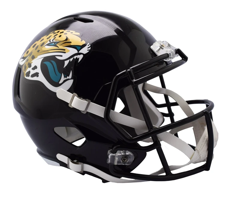Riddell unisex adult Riddell Full Size Jacksonville Jaguars Speed Replica Helmet, Team Color, One Size US