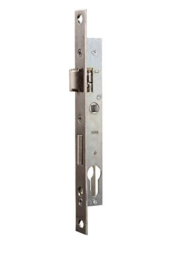 Bricard 1646 Recessed Lock for Entrance Door or Service PVC Metal Carpentry Centre distance 70 mm, axle 12 mm