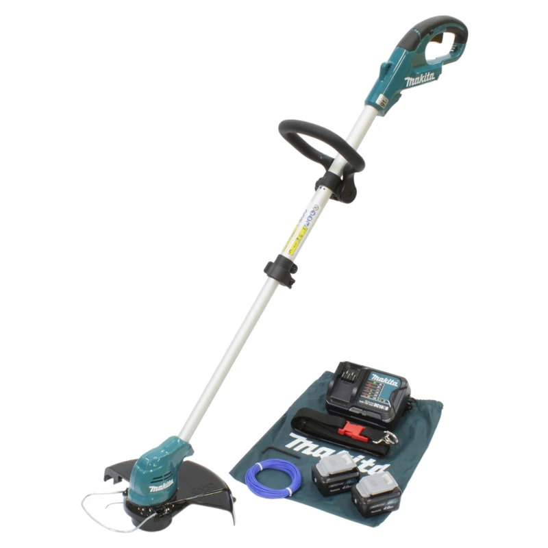 Makita UR100DSME Cordless Grass Trimmer 10.8 V / 4.0 Ah 2 Batteries + Charger with Accessory Bag