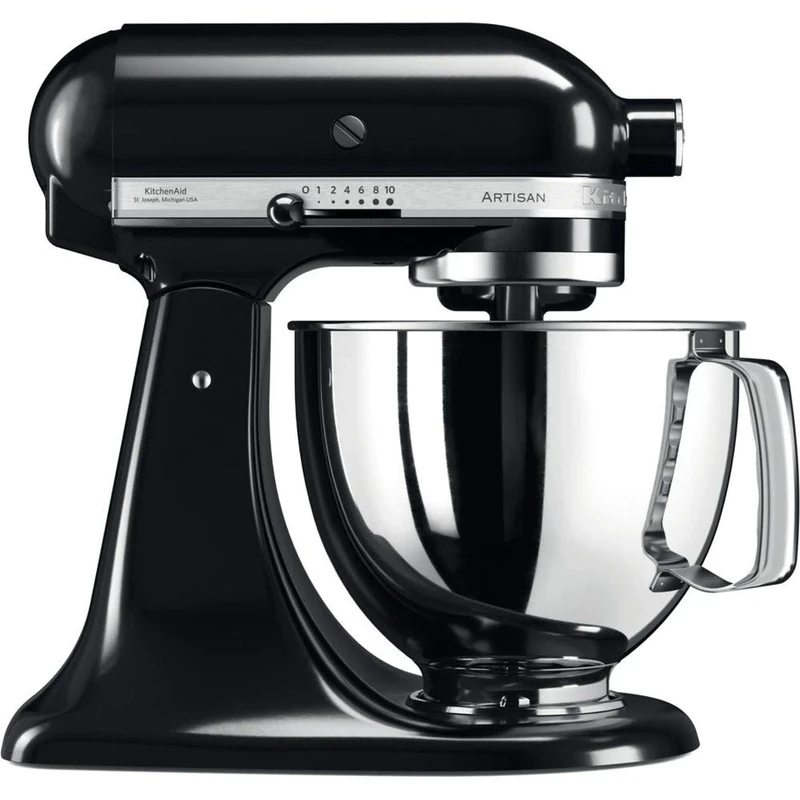 KitchenAid 4.8 Litre ARTISAN STAND MIXER 5KSM125 (Onyx Black)