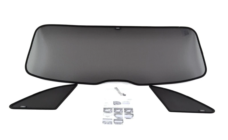 Audi 80A064160 Sun Protection Rear Window Side Window Blackout 3-Piece Set