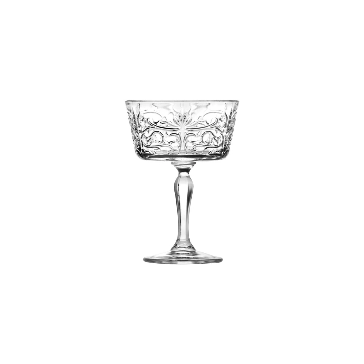 RCR 26638020006 Crystal Glassware Tattoo Champagne Goblet Glasses, 27 CL / 270 ML, Set of 6