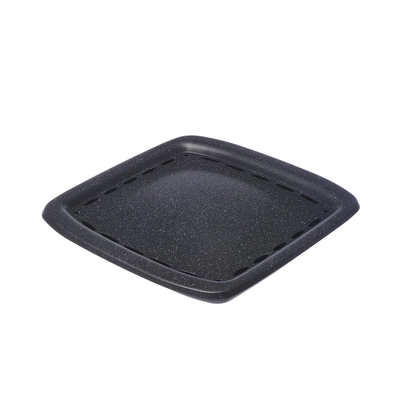 Moneta Etnea Grill Pan, Smokefree Aluminium, Non-Stick and Anti-Scratch Coating, Dishwasher Safe, 26x26 cm - Image 1