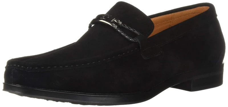 Stacy Adams Neville Moc-Toe Slip-On Penny Loafer Men's Neville Moc-Toe Slip-On Penny Loafer Black Size: 10.5 UK