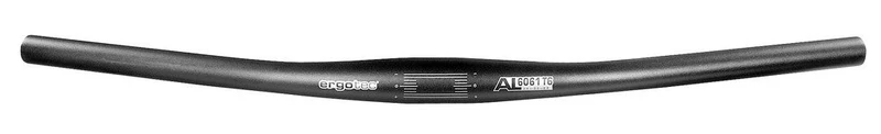 ergotec Moon Bar Lenkerbügel (Alu), Variant: Schwarz/Matt (Alu), Dimensions: Breite: 625 mm (31.8 mm) - Image 1