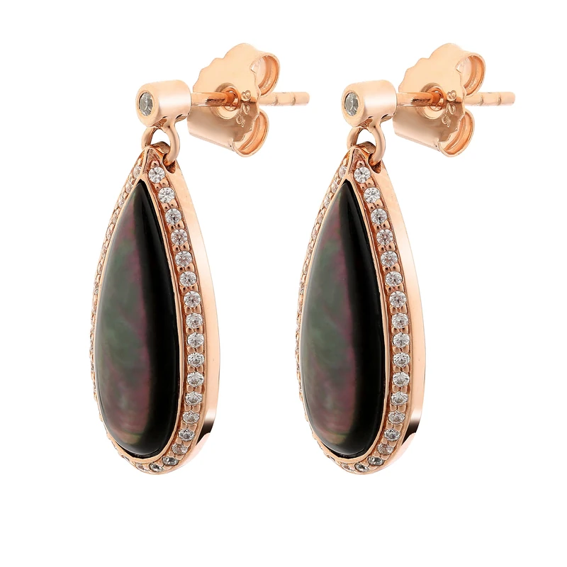 Orphelia Zo-7367 Women's Earrings 925 Sterling Silver Mother of Pearl, Sterling Silver, Nacre - Image 1