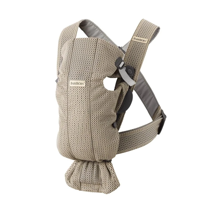 BabyBjörn Baby Carrier Mini, 3D Mesh, Grey beige