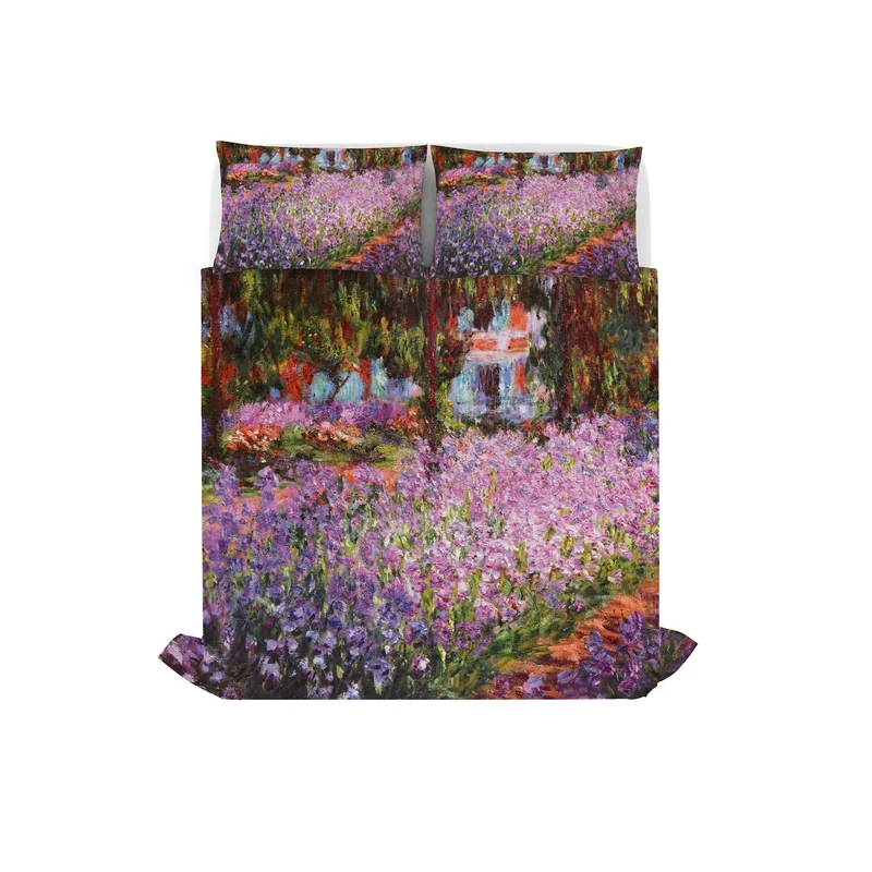 Italian Bed Linen Sogni d'autore Bed linen set (flat sheet 255x300cm + 2 pillowcases 52x82cm with internal flap), SD55, Cotton, DOUBLE