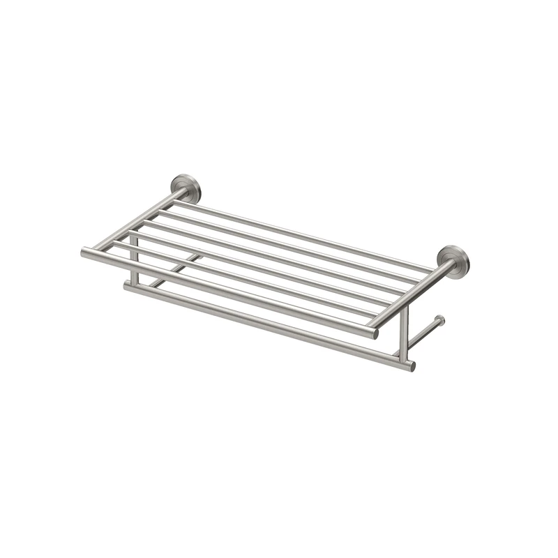 Gatco 1818SN Latitude II Towel Rack, Satin Nickel, 19 3/8"