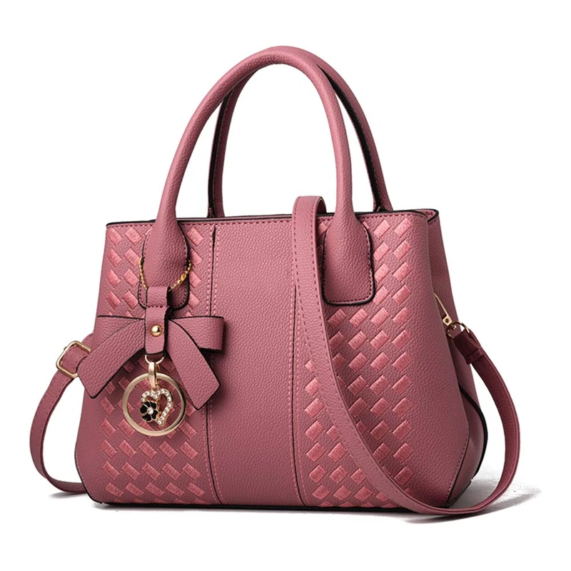 Jeniulet Handbags for Women Fashion Ladies PU Leather Top Handle Satchel Shoulder Tote Bags