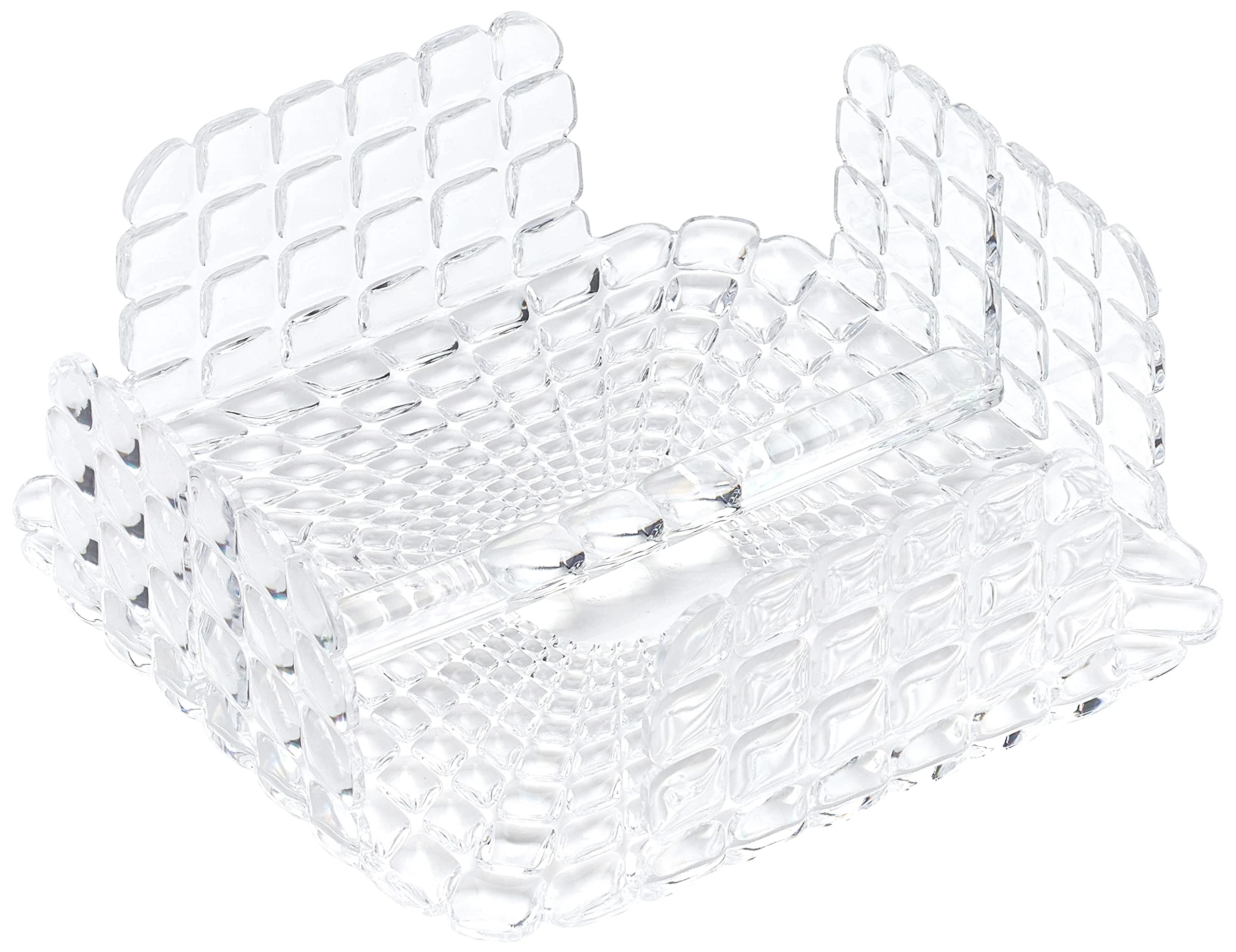 Guzzini - Tiffany, Table Napkin Holder- Transparent, 20 x 20 x h7,3cm - 198700000